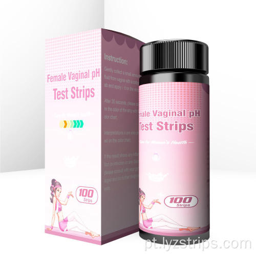 Tiras de teste de pH vaginal para higiene feminina